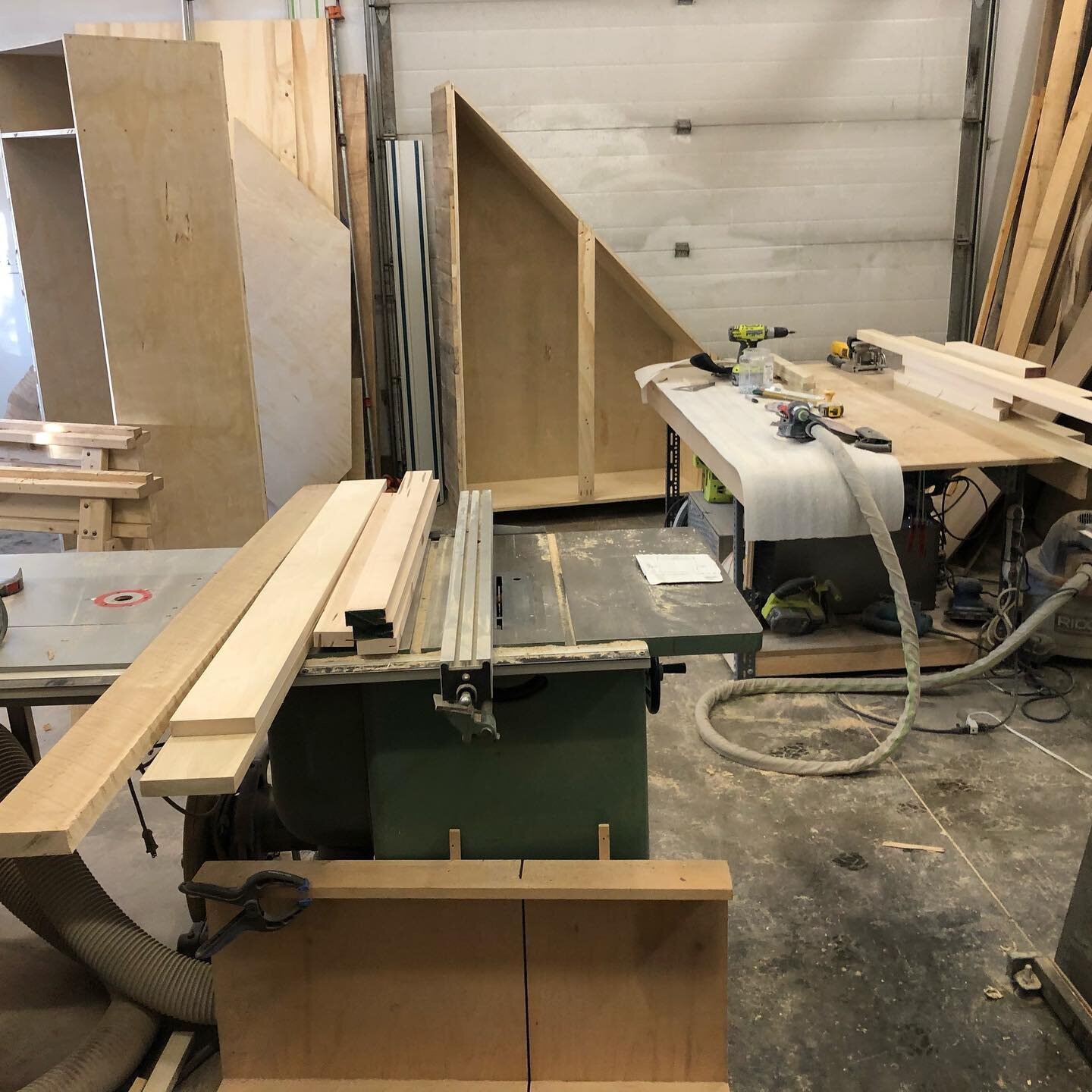 Commissioned two new beautiful pieces at this great local woodworking shop today.  Excited to see the finished product in March