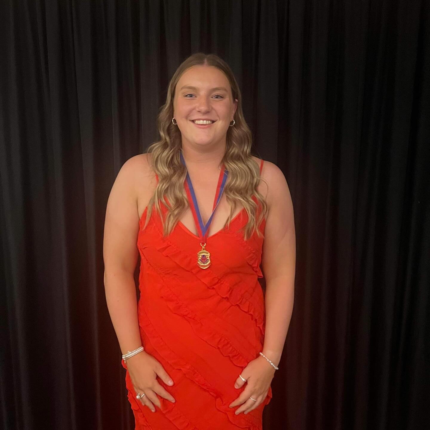 Here she is 🏅 Our captain, the competition&rsquo;s number one wicket taker, and recent Kim Fazackerley Medalist, Ella Marsh is the 23/24 Jill Taylor Medalist. And don&rsquo;t we love it ❤️💙