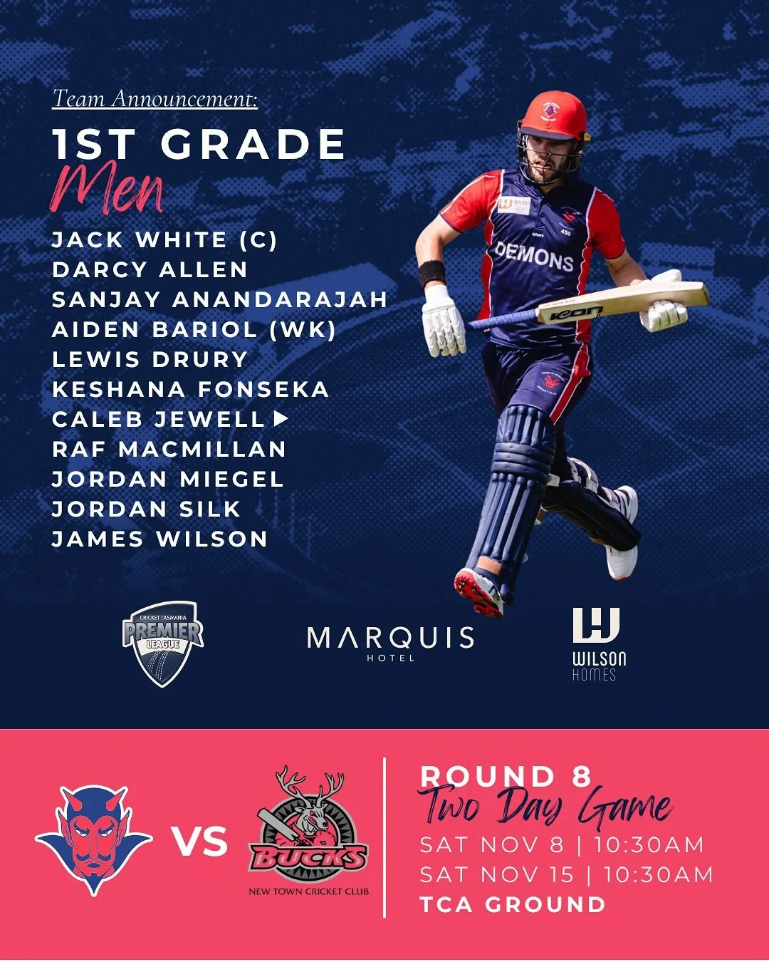 Both our Men&rsquo;s and Women&rsquo;s 1st Grade sides are set to play at the home of cricket this weekend, fingers crossed that the rain stays away. Due to ground unavailability we see many of our teams abandoned this week. 

1st Grade Men pull on t