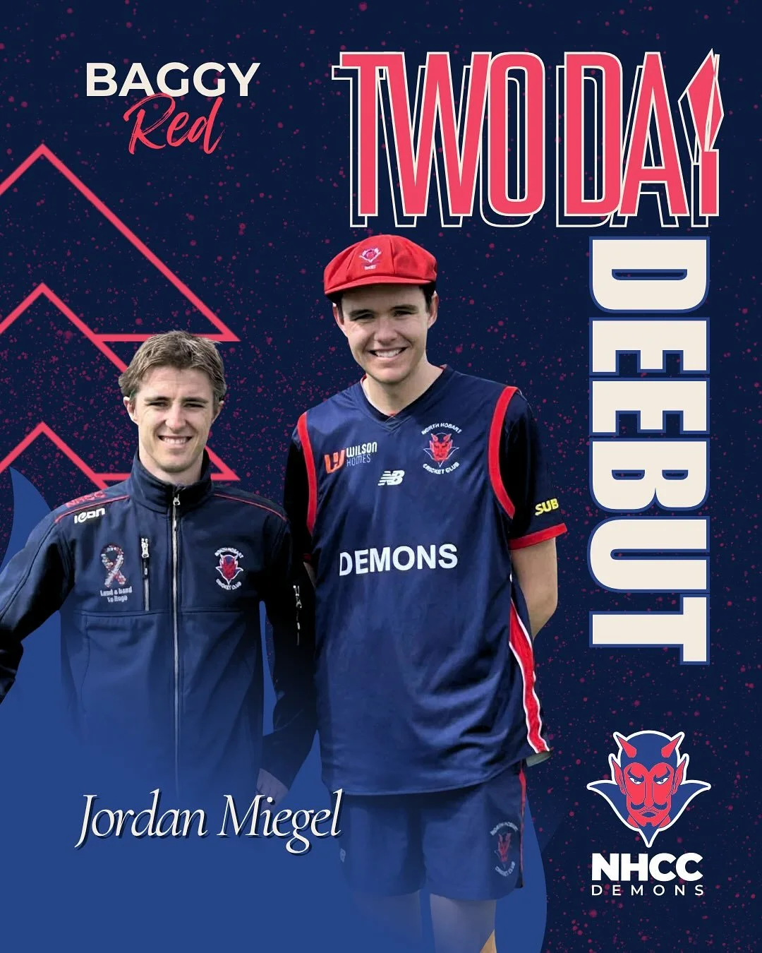 Great to see a couple of the lads earn the honour of donning a baggy red for the first time over the weekend. @jordan_miegel and @kesh_fonseka made their two-day deebut in Round 8, and proudly received their caps from Lewis (cap #496) and Baz (cap #5