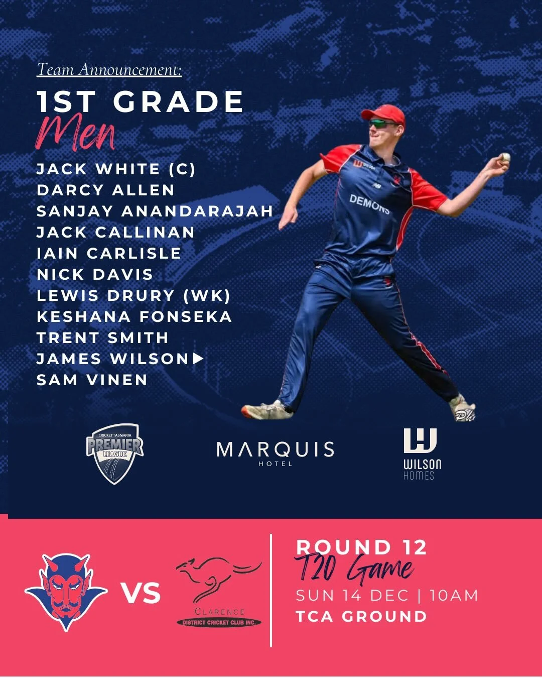 Pride Round takes place this weekend as both 1st Grade sides take on Clarence for the Pride Round Shield on Sunday at the TCA. If you can&rsquo;t get up to watch live there will be live stream available with some expert commentary from Beardy and Fis