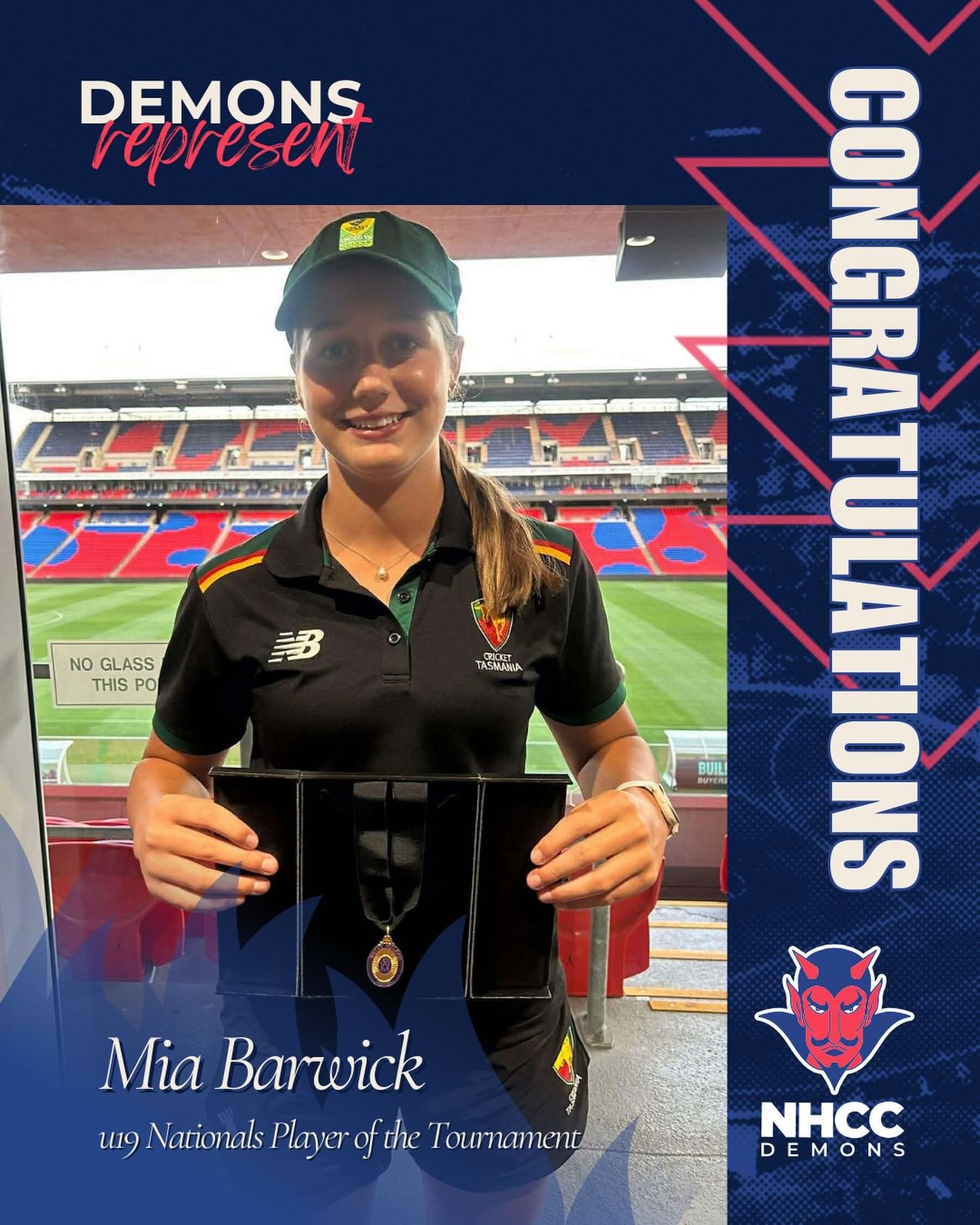 Introducing the U/19 Nationals Player of the Tournament! @miabarwick2010 has been doing Mia Barwick things at the series in NSW, and she has continued to stamp her authority as a big game player 💪

Turning 15 this month, with many more senior and ex