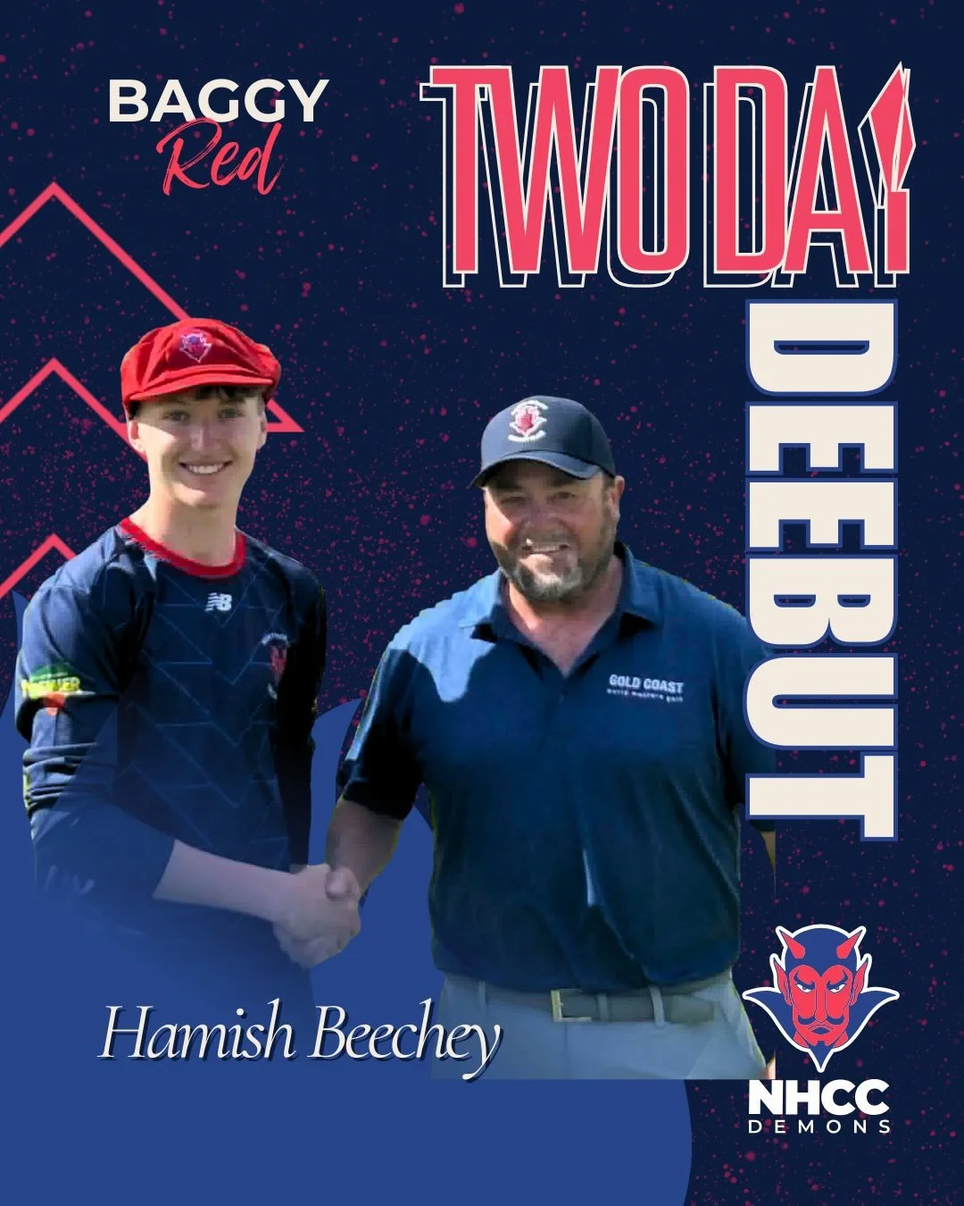 While there isn&rsquo;t a cap number linked to these kind of deebuts, they&rsquo;re certainly no less special 🥹

Very pleased to share that @hamish.beechey has started his two-day career with the Dees. Thanks to Paul Collins (Cap #337) for marking t