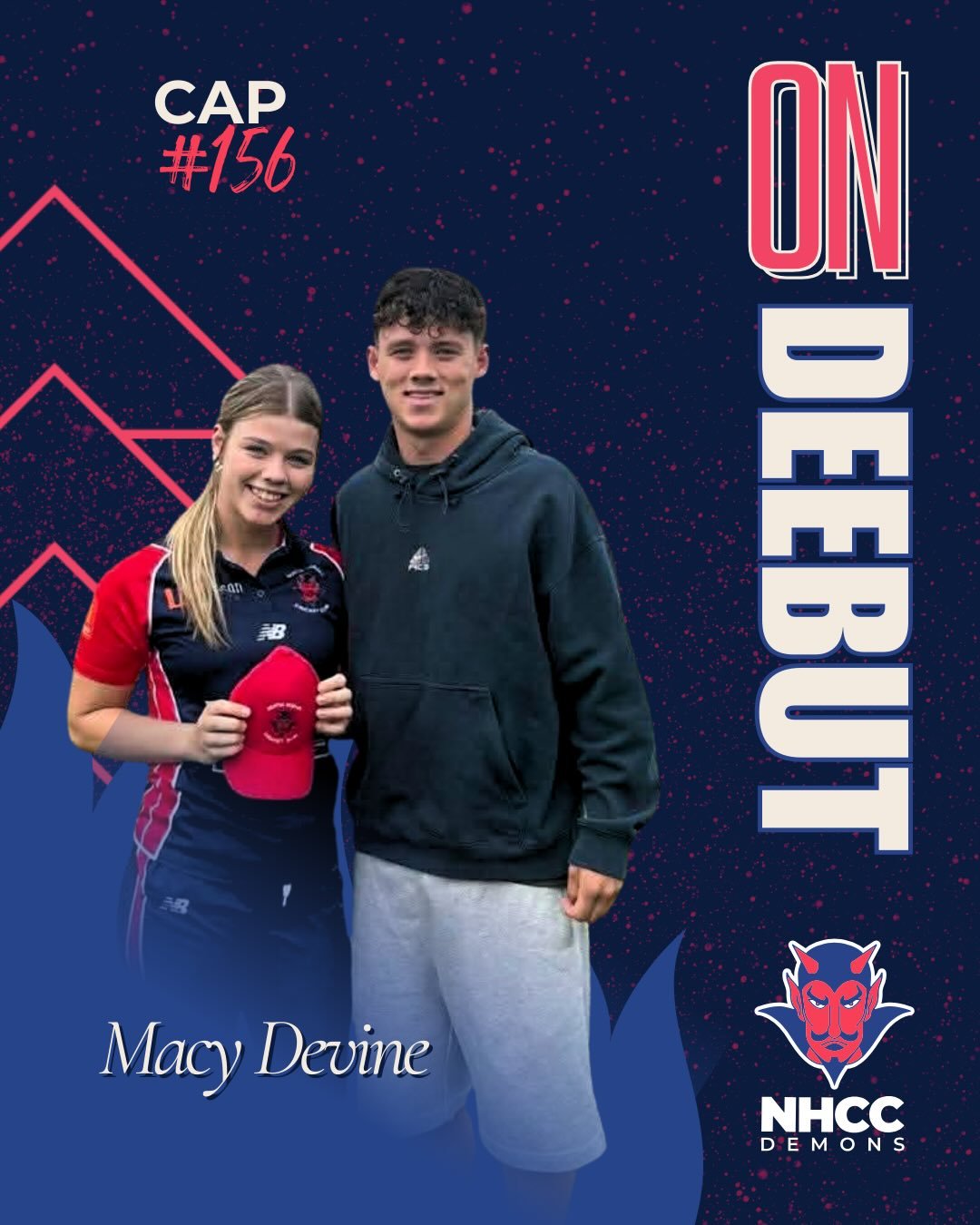 A couple of recent deebutants for 1st Grade Women, with an all-sibling presenting cast! Macy took to the field this weekend in a tough battle with GNR, after receiving her cap from her brother, Archie, who has played plenty of junior and grade cricke