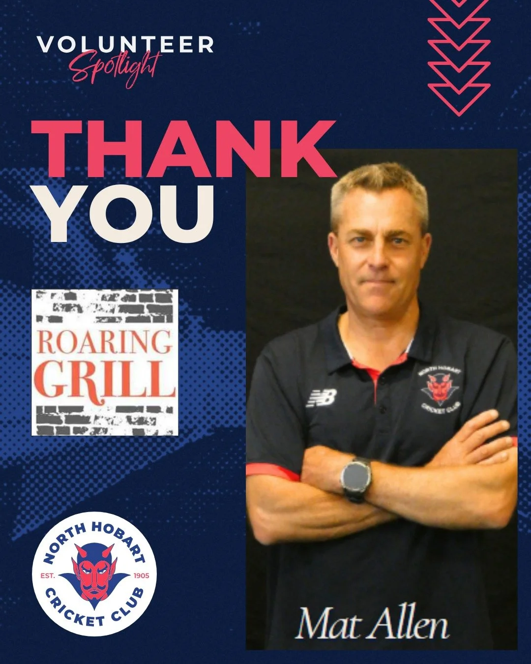 💙❤️ VOLUNTEER SPOTLIGHT ❤️💙

Time to celebrate and acknowledge another of our incredible club volunteers, @mat_allen77 

Mat has been instrumental in the development of cricketers across our junior, youth and senior programs at @northhobartcc for s