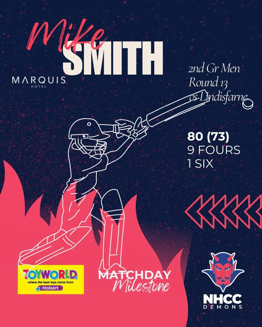 5fa&rsquo;s flowed as easy as you like in the last round, with two even achieved in the same match 💪 The @toyworldhobart match day milestones had 6 players raise the bat for their half century as well, showing some great form in the back end of the 