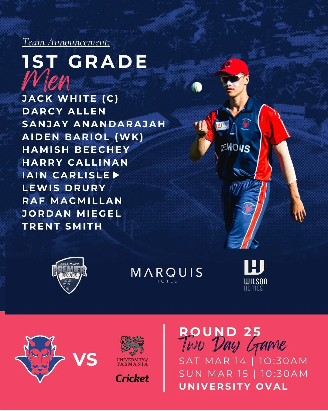 It&rsquo;s the last of the round games for our men, with plenty to play for. Playing across Saturday and Sunday this weekend we wish them all the best ❤️💙