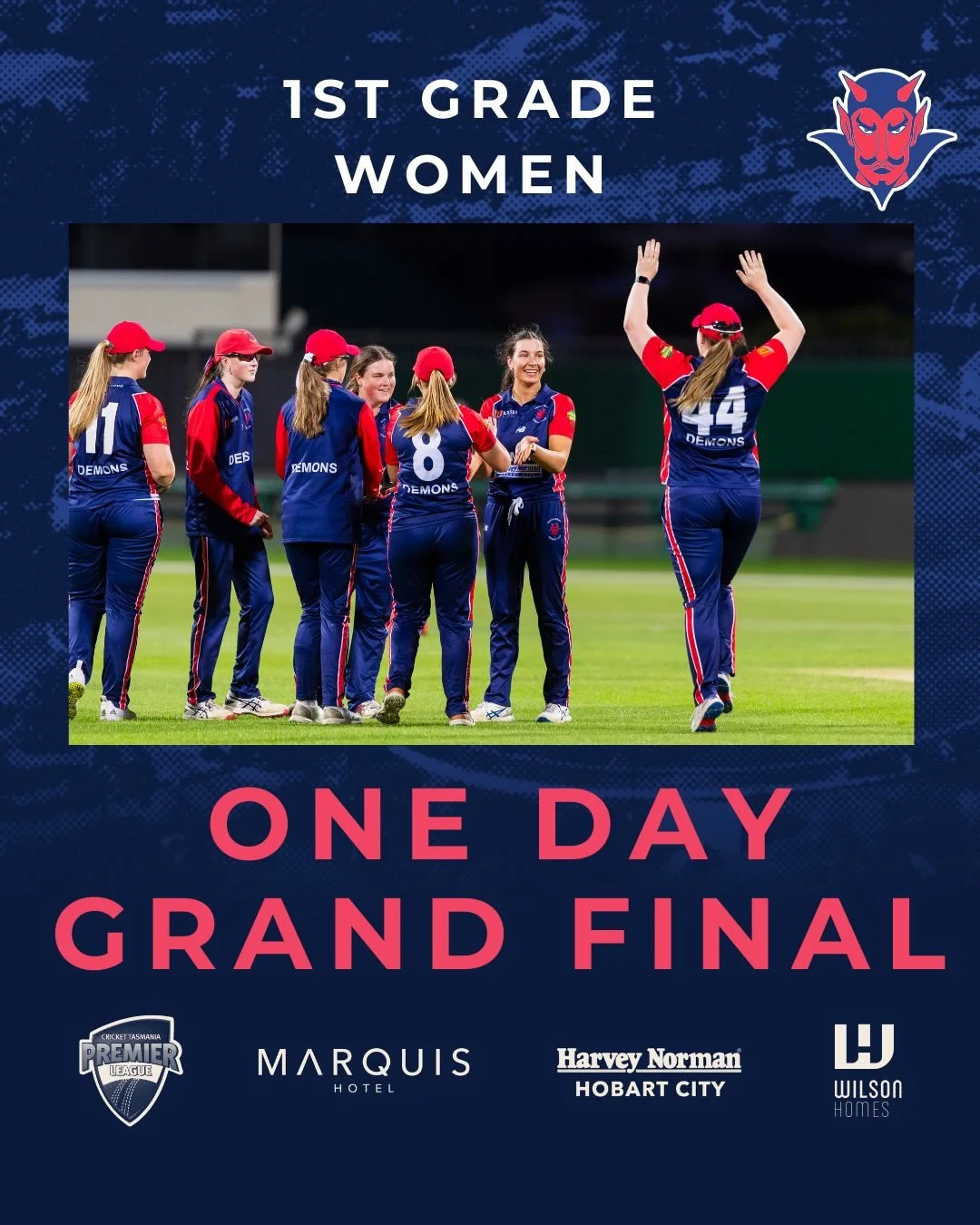 ⭐️ 1ST GRADE WOMEN ONE DAY FINAL ⭐️

Good luck to our 1st Grade Women&rsquo;s side this Sunday. We are super proud of this bunch of girls and can&rsquo;t wait to see them on the big stage! We look forward to having all our supporters up at the TCA th