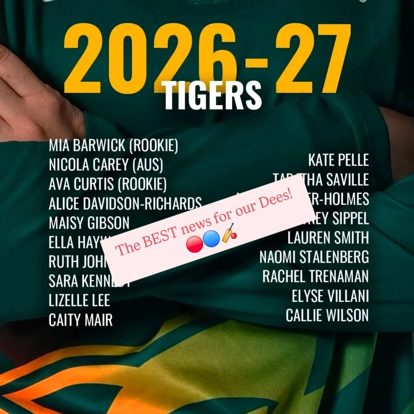 Let's get next season started! 🏏🙌