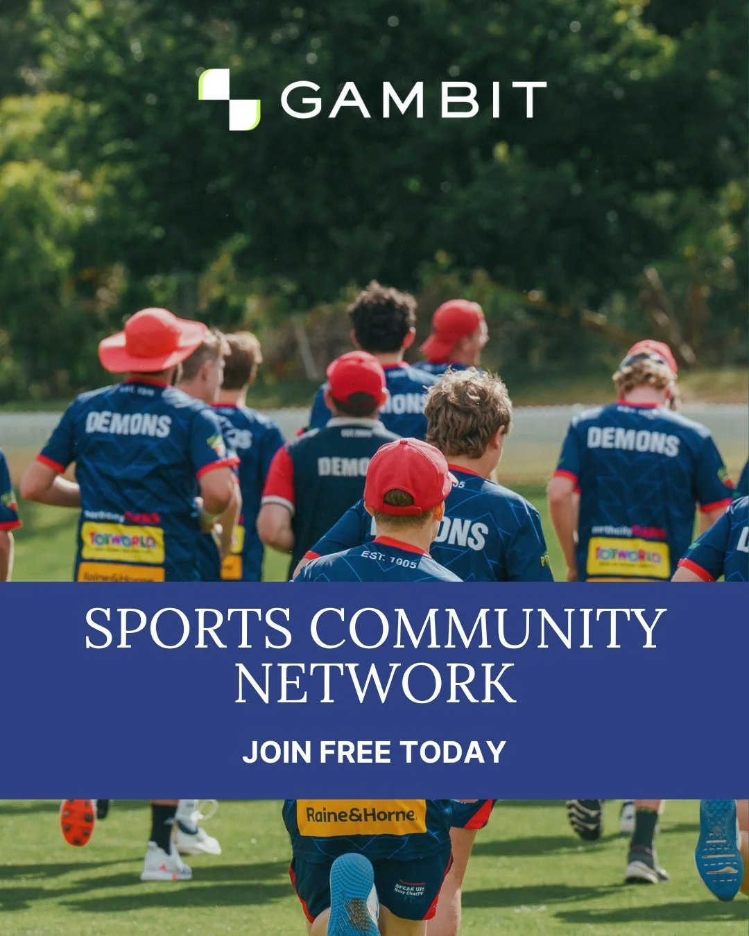 With almost 100 @northhobartcc members and supporters now on GAMBIT, it's time to make the switch.  Download GAMBIT today (available on iOS and Android)  and stay connected.

📅 Events, Fixtures and Reminders
📰 Club Communication
🏏 Team news &amp; 