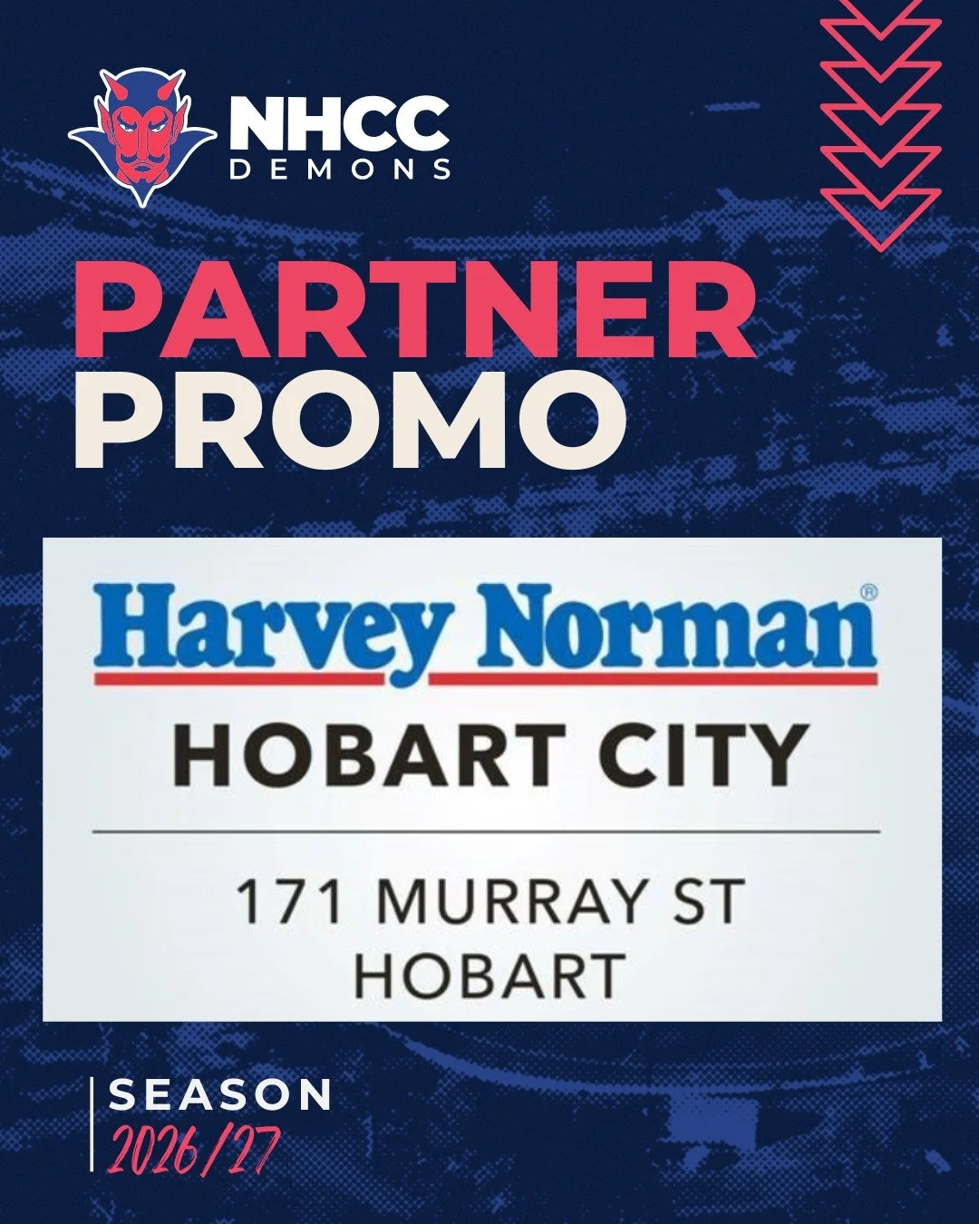 🔴🔵PARTNER PROMO - HARVEY NORMAN 🔵🔴

Exciting news for the DEMONS! 🏏

Harvey Norman Hobart City returns as a proud partner of our Women&rsquo;s cricket program at @northhobartcc for season 2026-27 &mdash; helping provide junior pathways, coaching