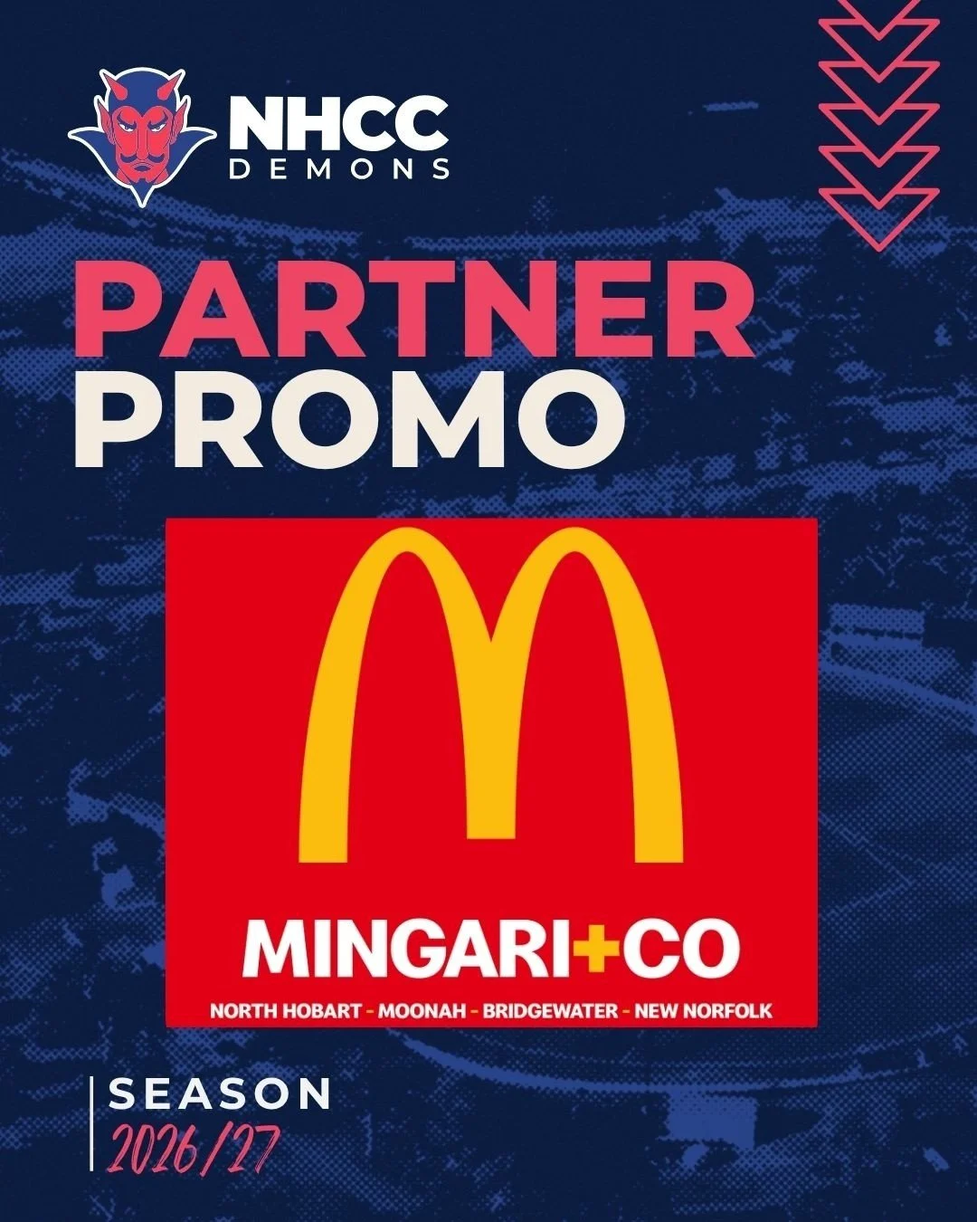 🔴🔵 PARTNER PROMO - MINGARI + CO 🔵🔴

There is no doubt that great partnerships are built on shared values, a community driven focus and a love of food 🍔 🍟 and cricket 🏏 ☝️

We extend our thanks to all at @maccas.mingarico for the continued supp