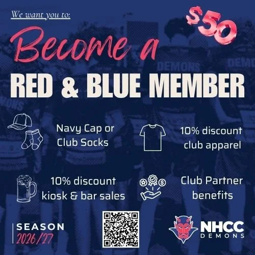 🔴🔵 BECOME A RED &amp; BLUE MEMBER TODAY 🔵🔴

Demons Army, the 2026-27 season is officially here, and there is no better way to show your club loyalty than by becoming a registered Red &amp; Blue Member! 

For just $50, your support of the mighty D