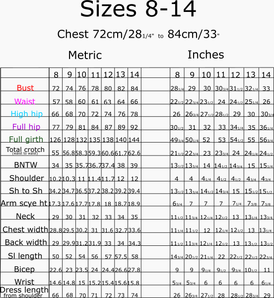 Olivia 8 - 14 Size Chart.png