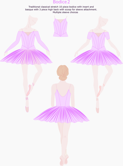 Classical Stretch Tutu PATTERN Multi Size 1A - Z4 (28 Sizes Included ...