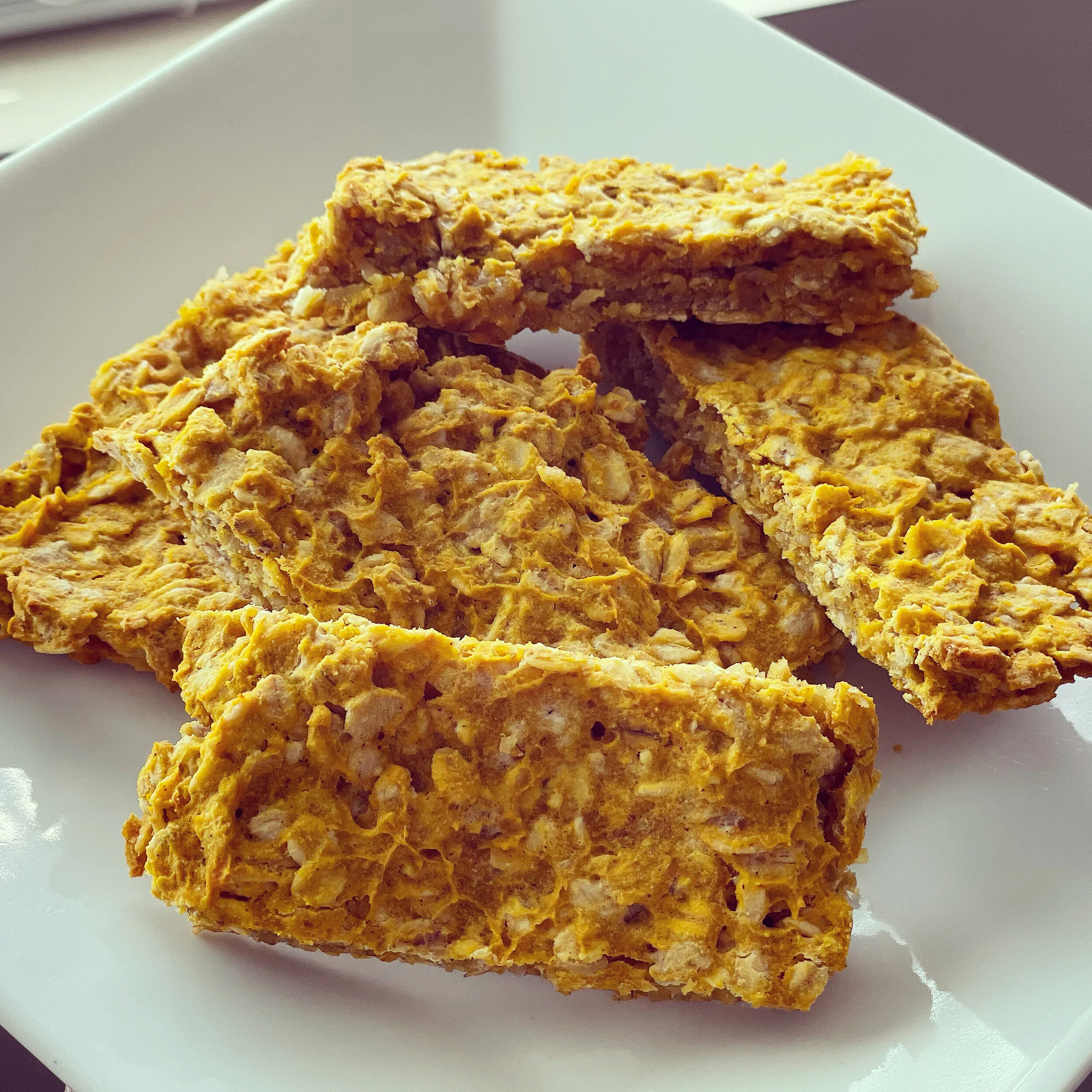 Pumpkin Oat Snack Bars