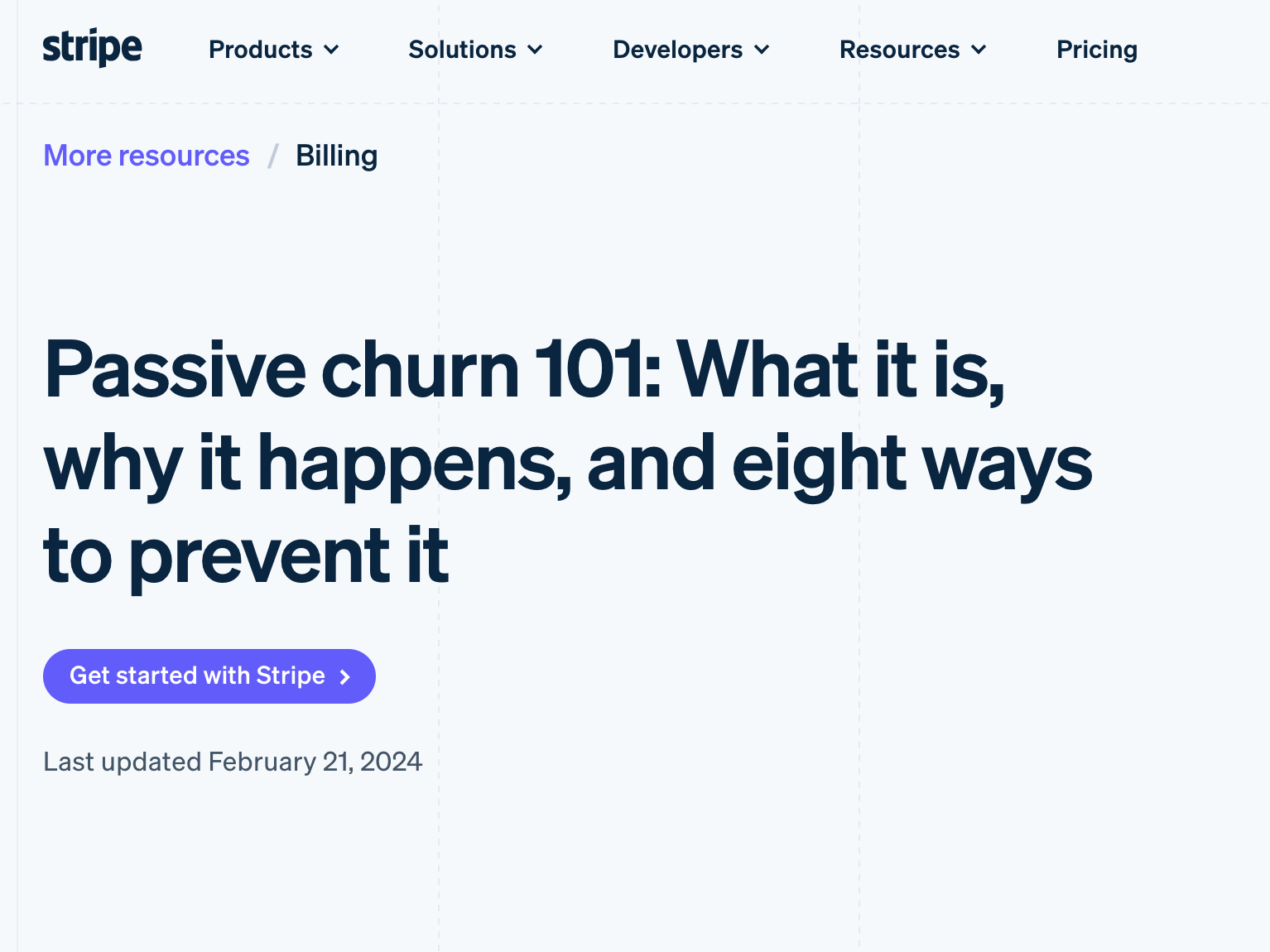 This article, edited for Stripe, explains how to avoid passive churn.