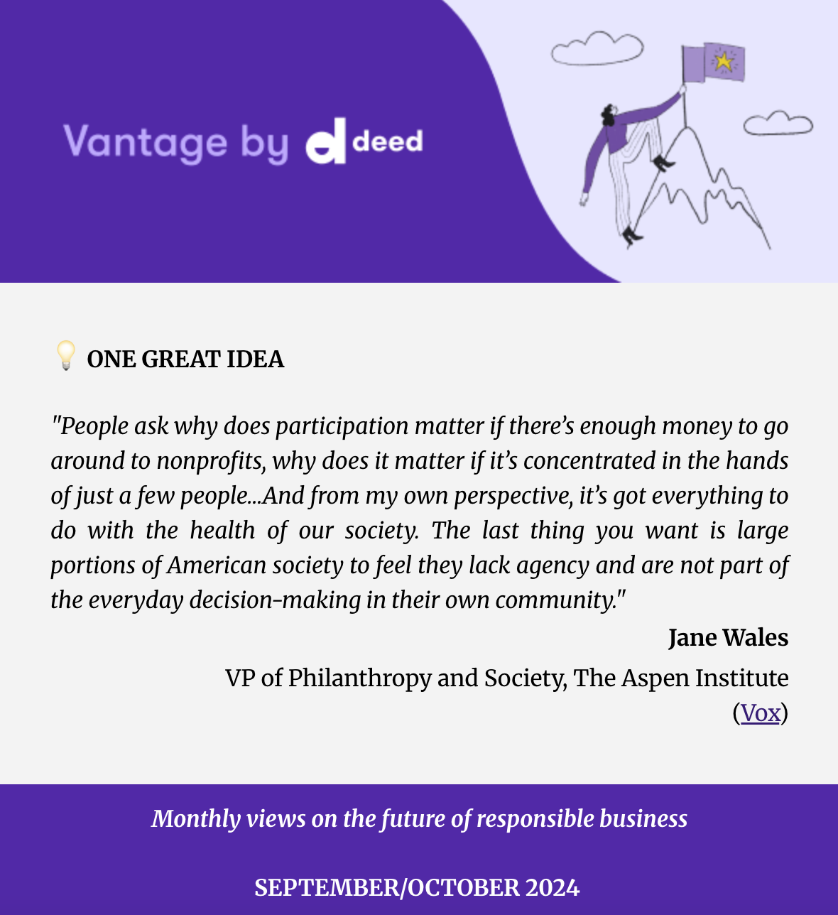 October/September 2024 edition of Vantage. 