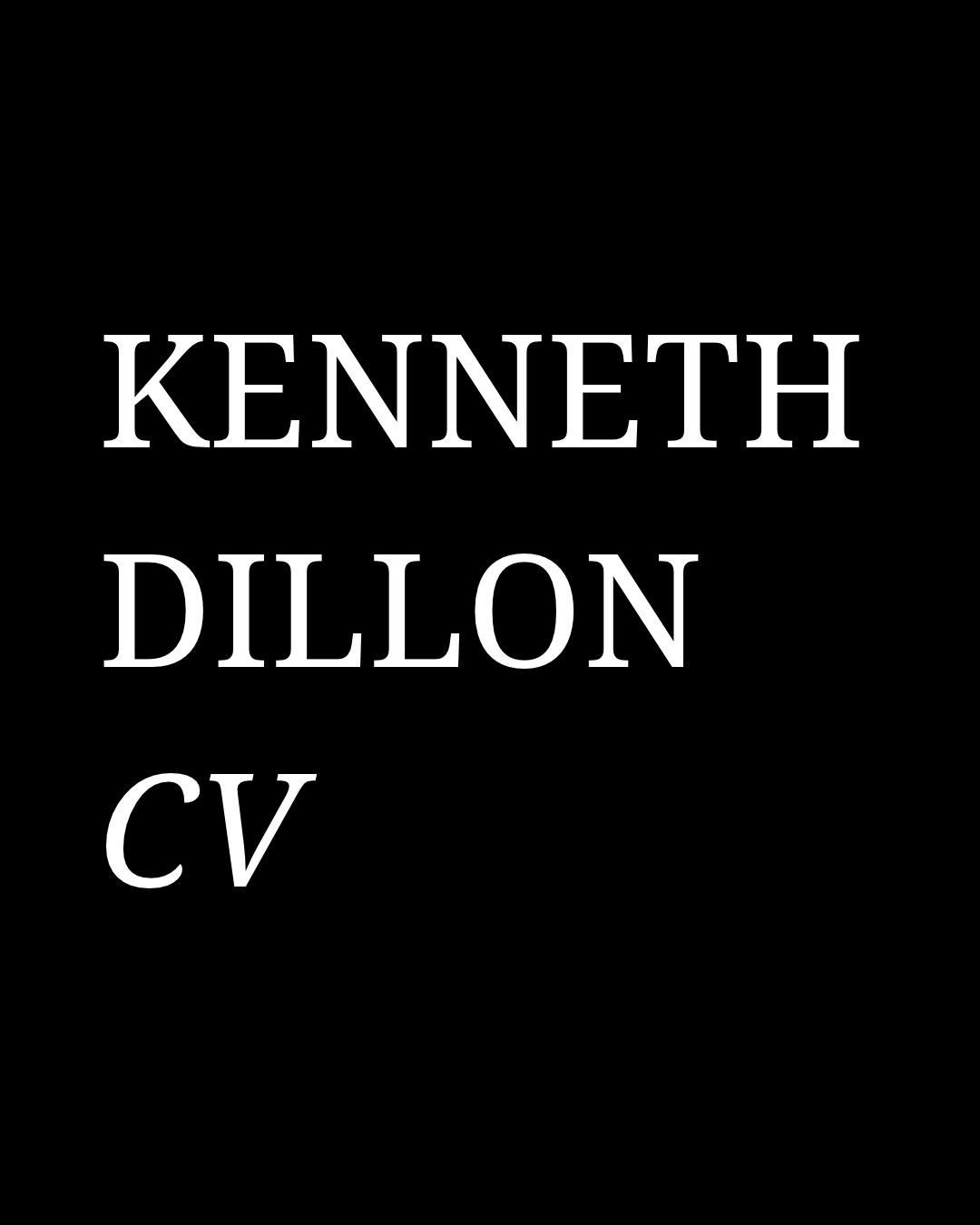 KENNETH'S CV