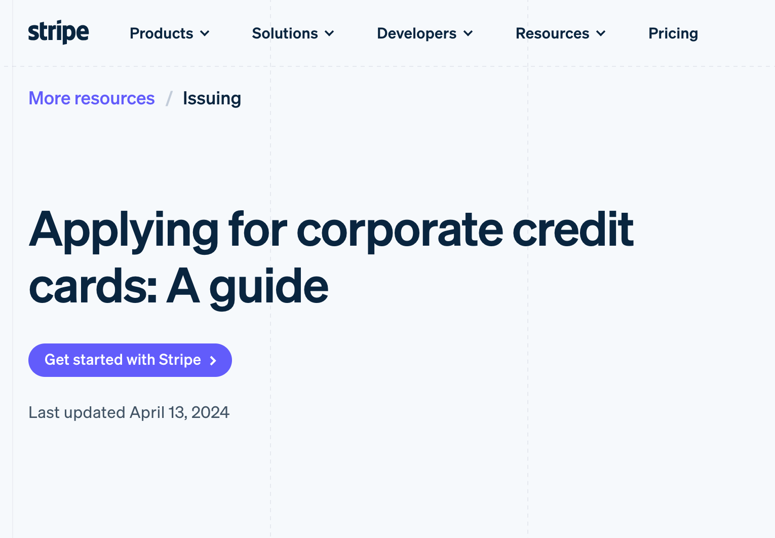 This article, edited for Stripe, explains how businesses can apply for corporate credit cards.