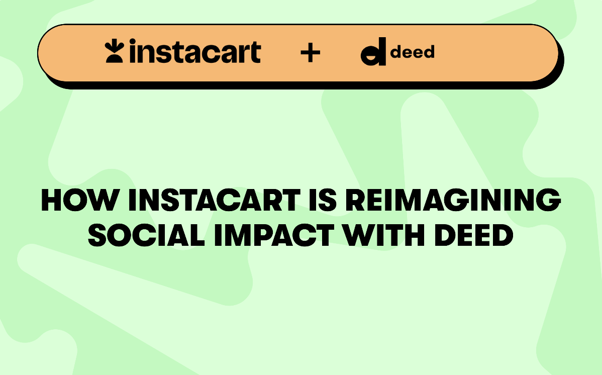 This article, written for Deed, explores how one of our clients, Instacart, was making use of the platform. (B2B)
