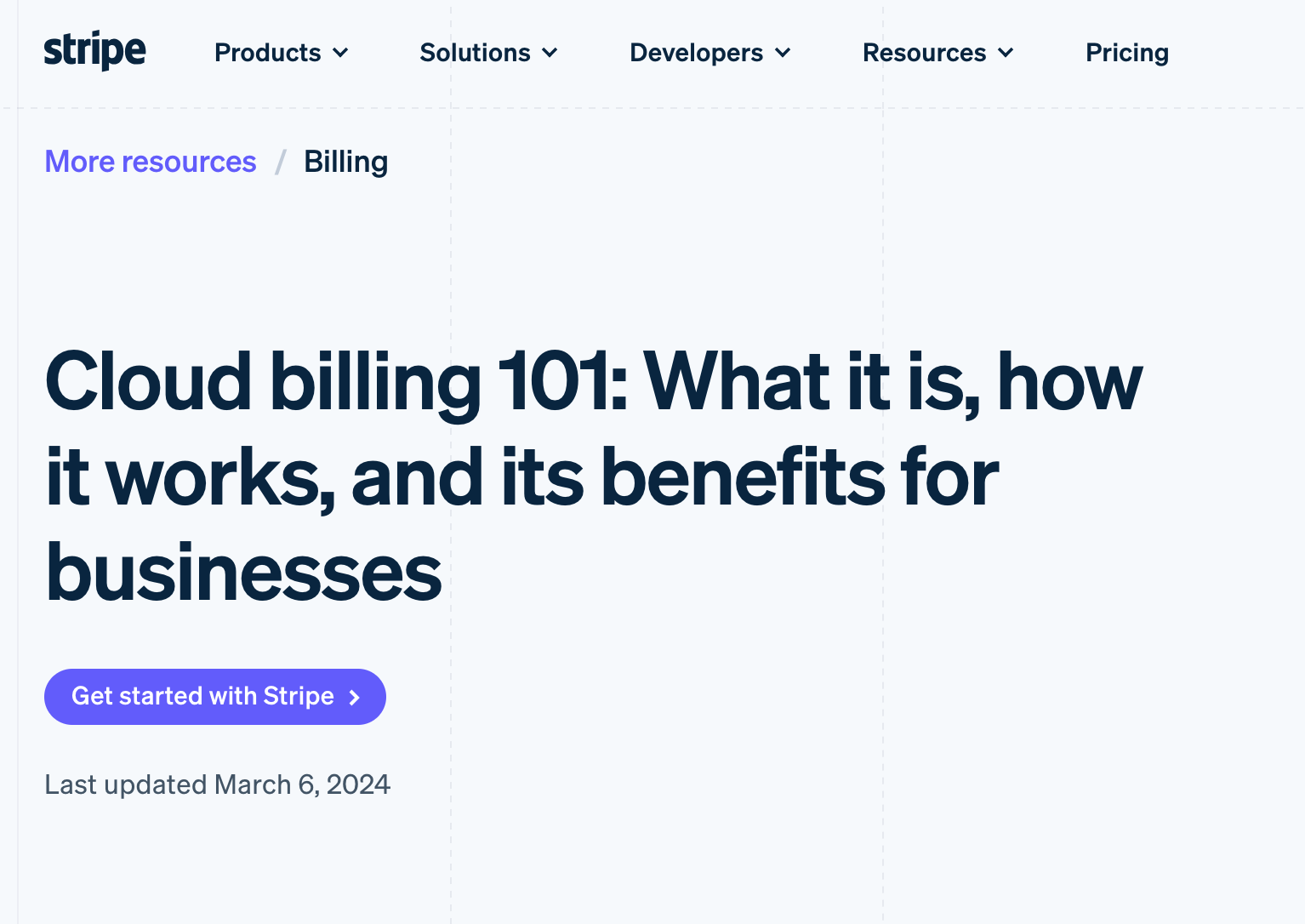 This article, edited for Stripe, gives an overview of cloud billing services for businesses. 