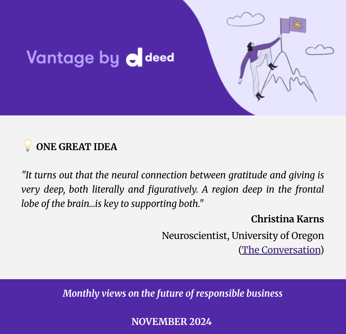 November 2024 edition of Vantage. 