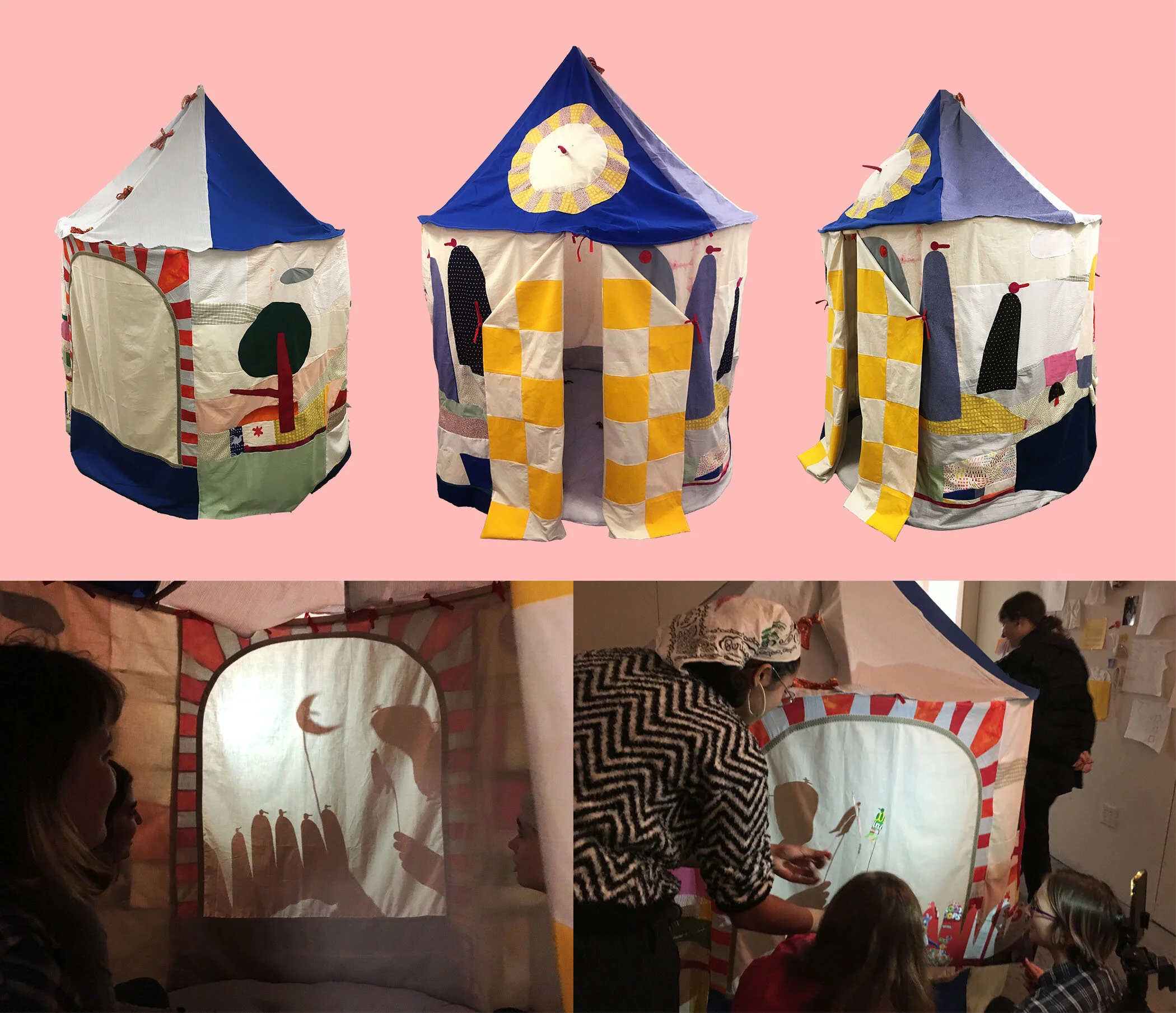 Tiny Tent Shadow Puppet Theater