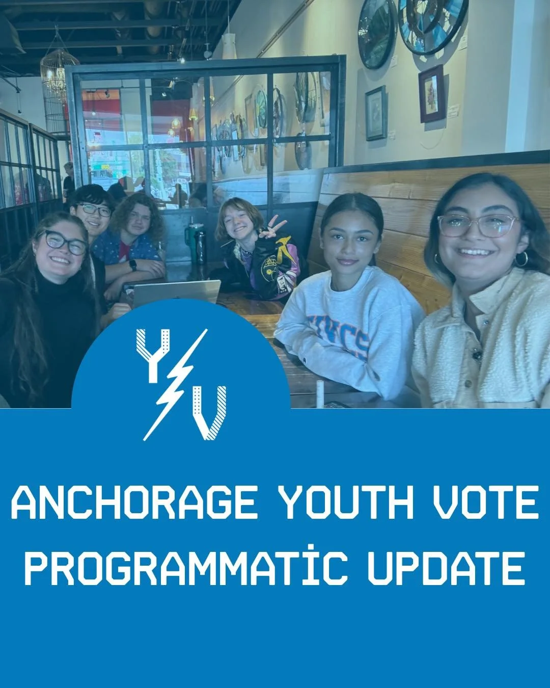 Hey, everyone! We know we've been quiet lately, but we have some important announcements to make!

First is the less-than-ideal news: Anchorage Youth Vote is taking a pause, effective Sept. 30, while the League reassesses goals, activities and fundin
