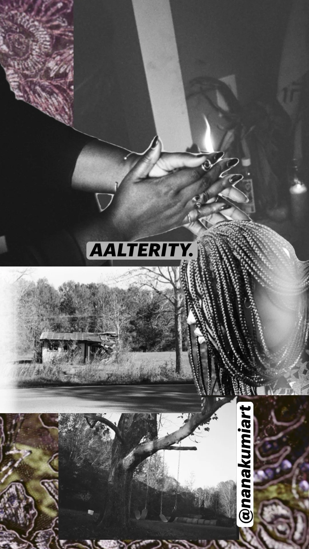 AALTERITY. a collage of Mississippi medicine & the wisdom of surrender by Nana Kumi