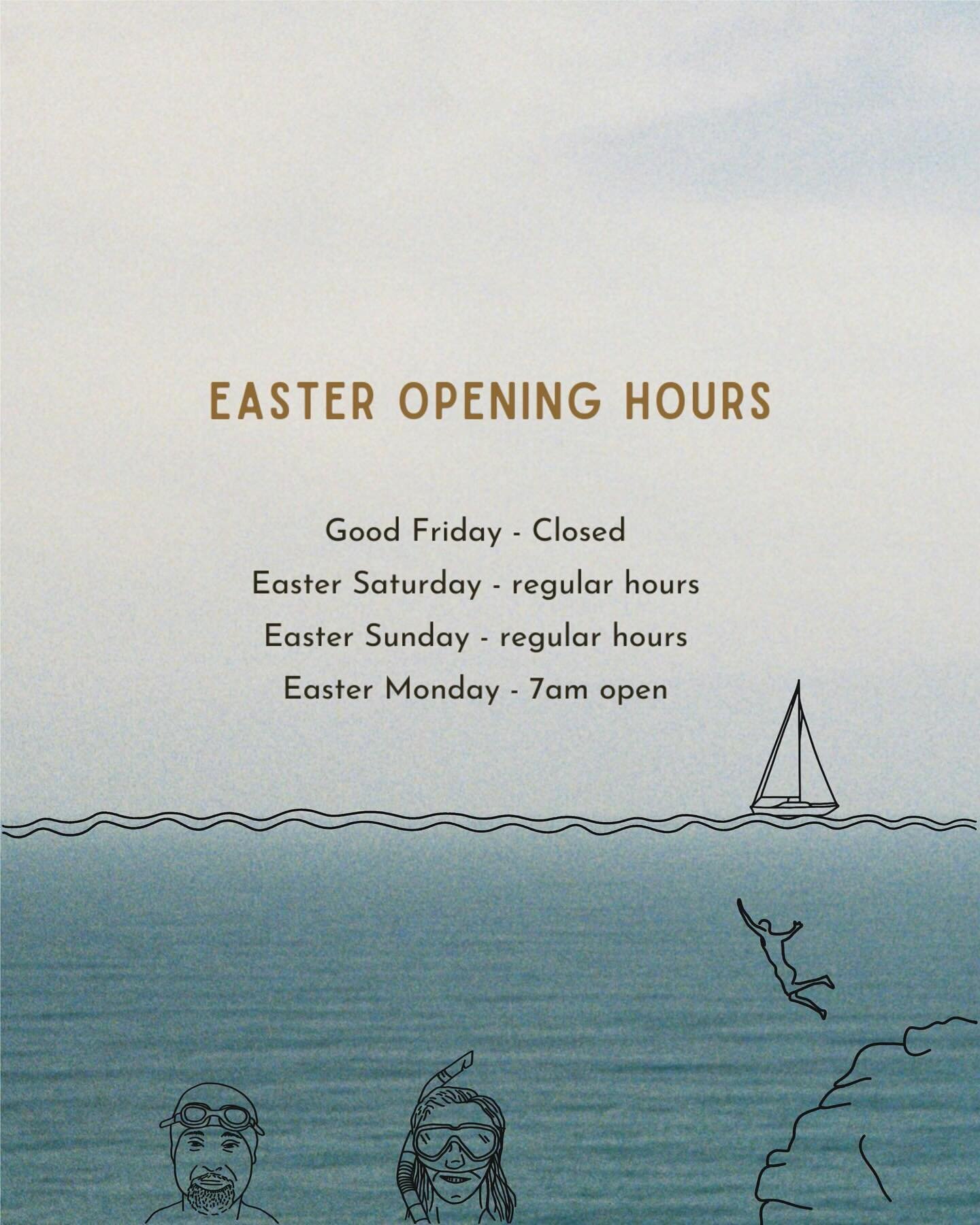 Easter Opening Hours. The weekend is fast approaching and boy, we&rsquo;re keen. Family, friends, chocolate and all sorts of incredible food. What&rsquo;s not to love!

We are closing on the Good Friday but come Saturday, Sunday and Monday, bring all