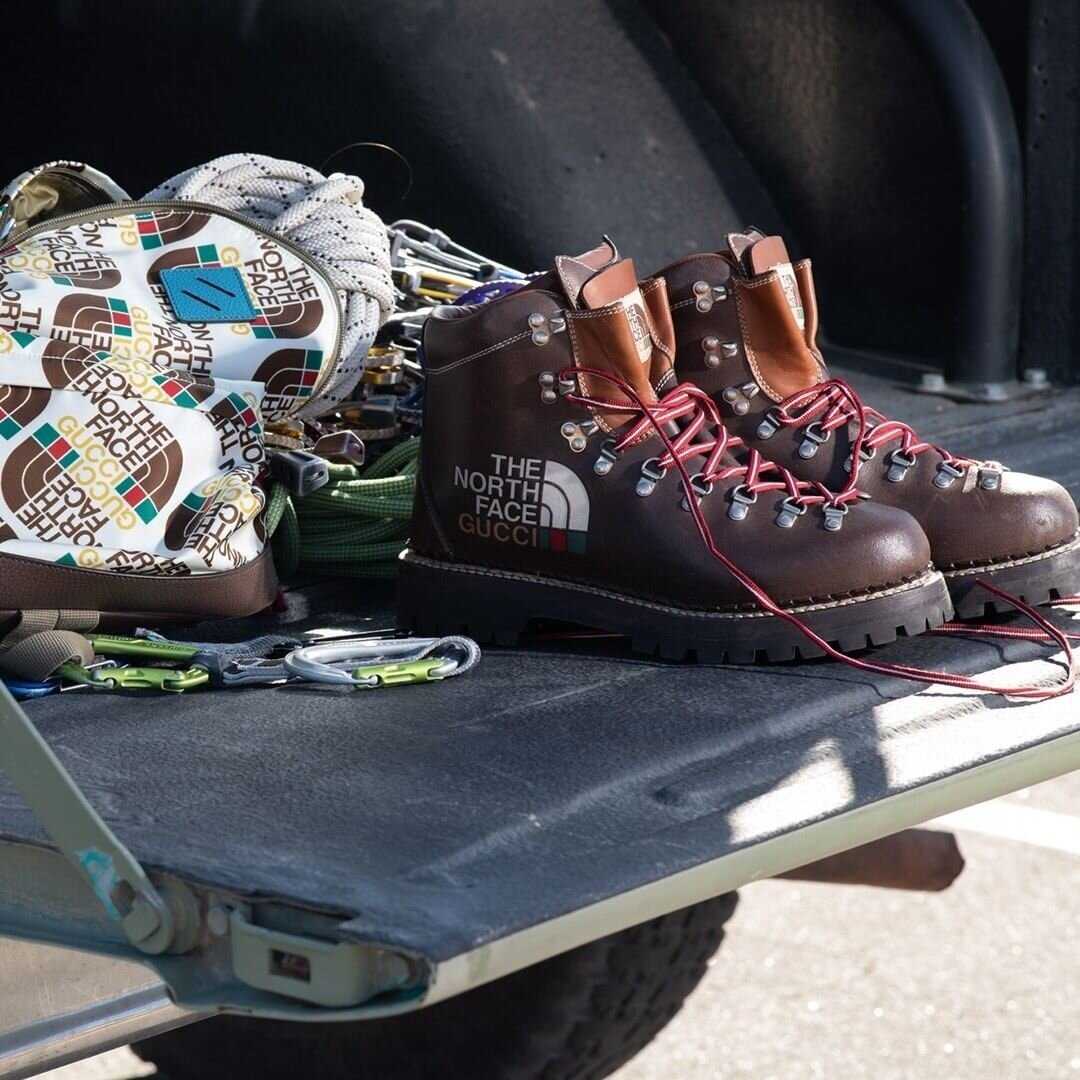 Gucci x North Collaboration: First Look at the Hiking Inspired Line –  Footwear News