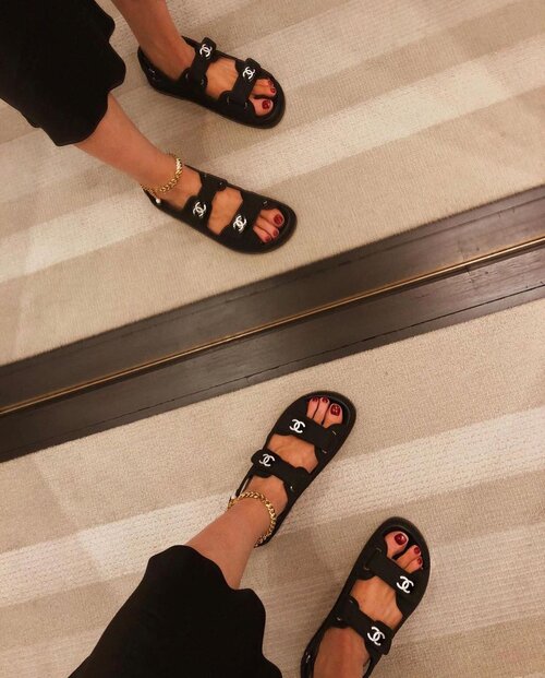 chanel sandals for women doop