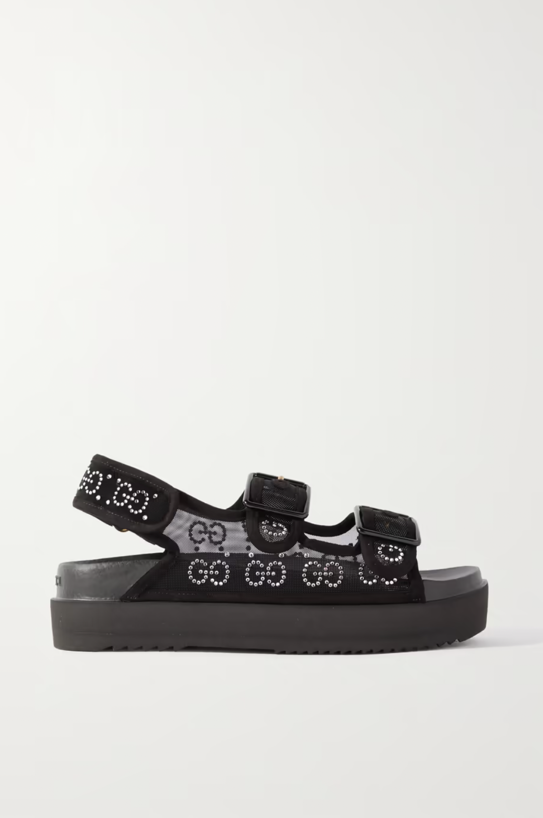 chanel quilted dad sandals