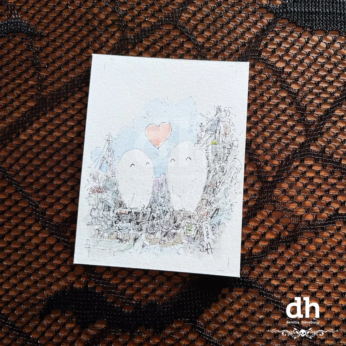 Sound – Ink/Watercolor Illustration