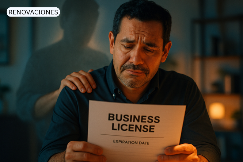¿Tu licencia de negocio está por vencer? Respira… no estás solo.
