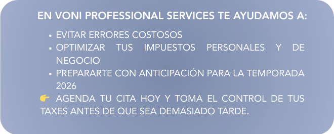 Servicios que ofrece Voni