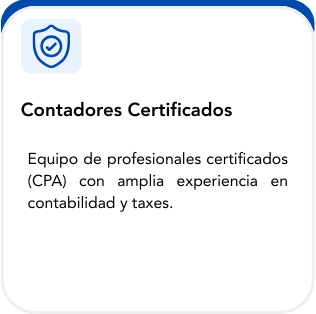 Certificados contadores team with experience in accounting and taxes