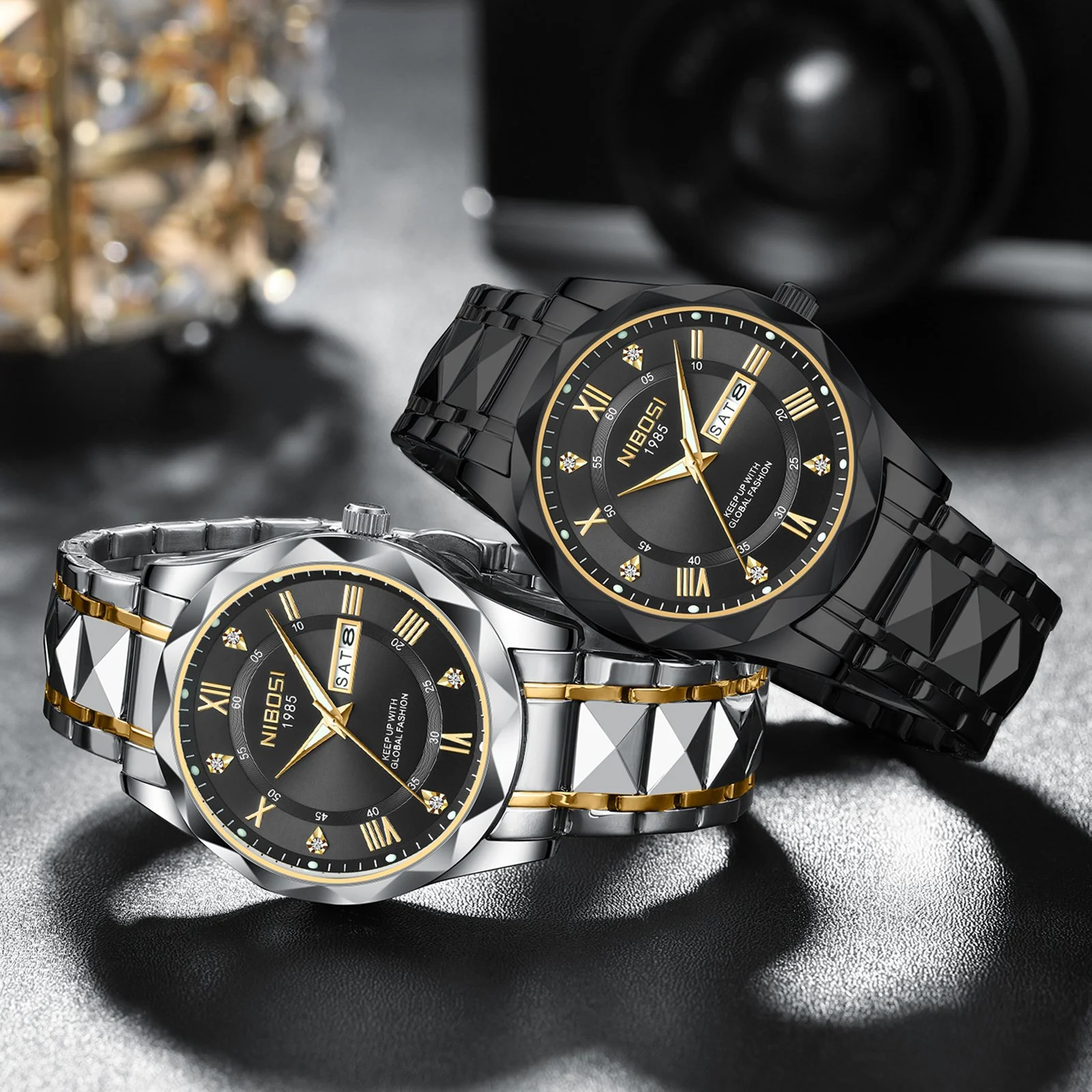 Reloj Premium de Lujo para Hombre Resistente al Agua, Estilo Ejecutivo Quartz