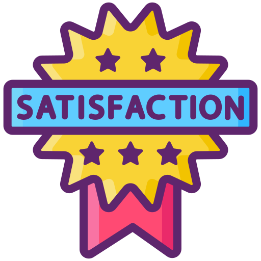 A satisfaction ribbon