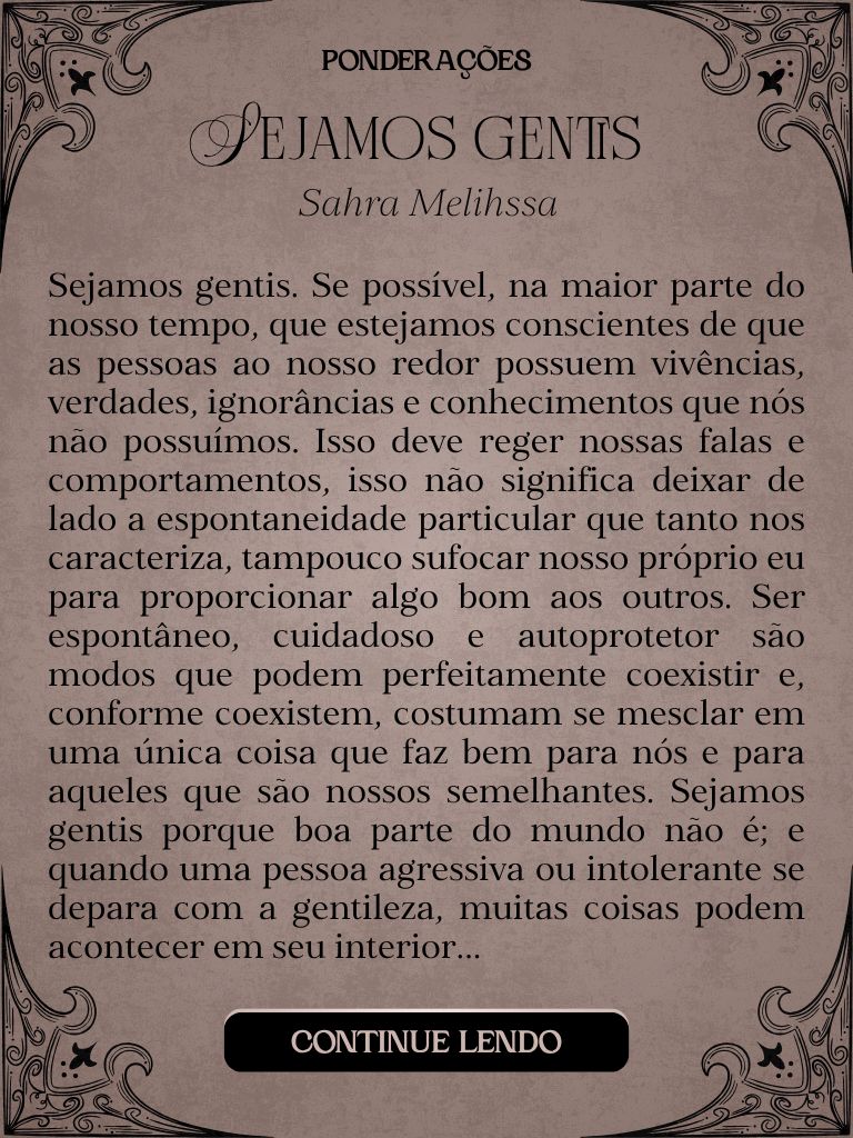 Sejamos gentis