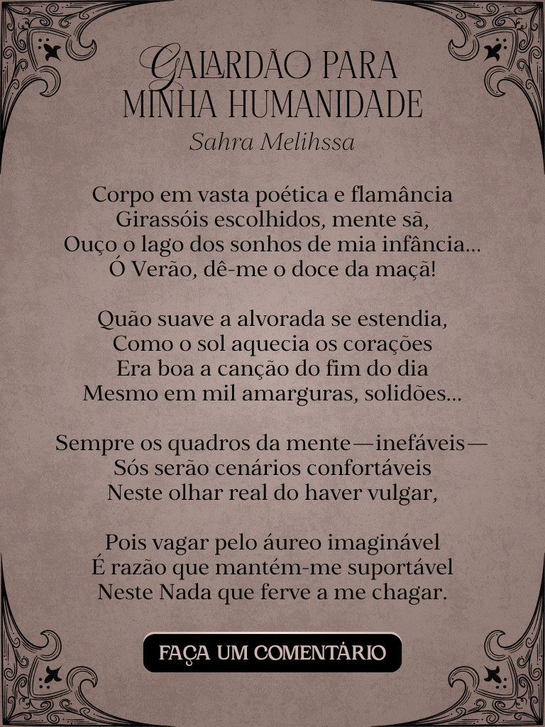 Galardão para minha humanidade
