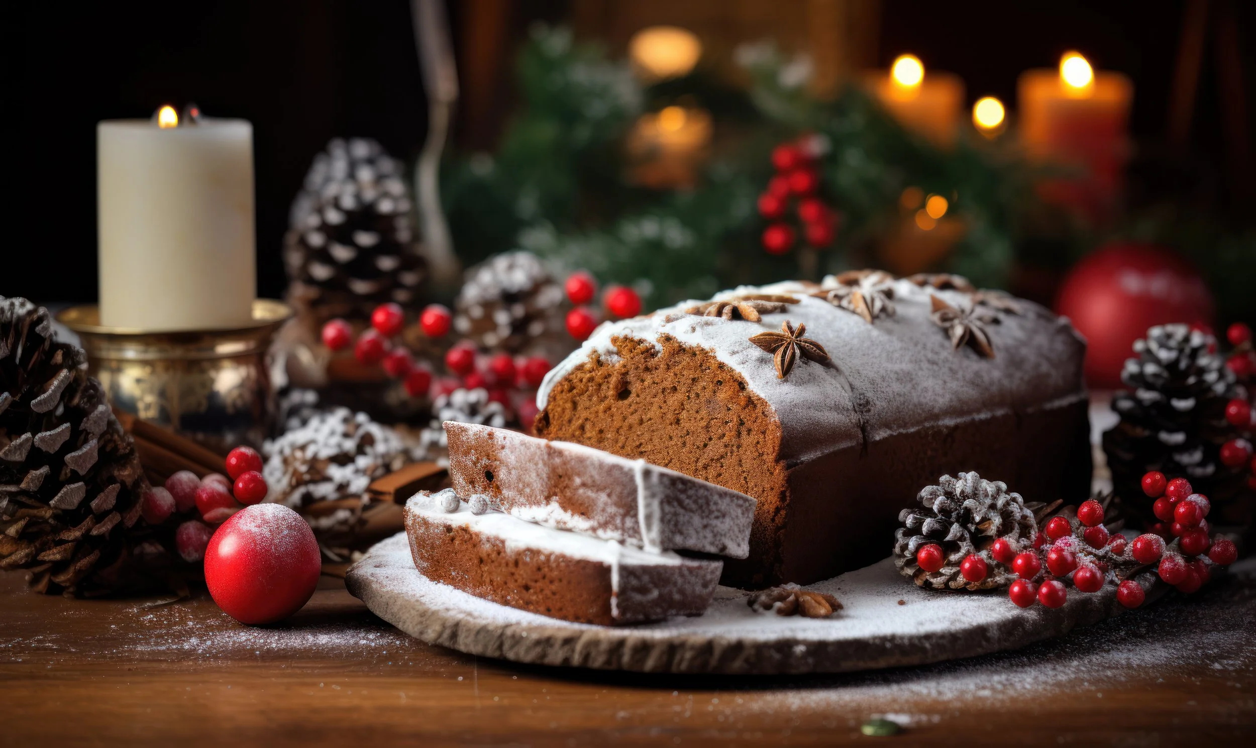 Glazed Gingerbread Loaf