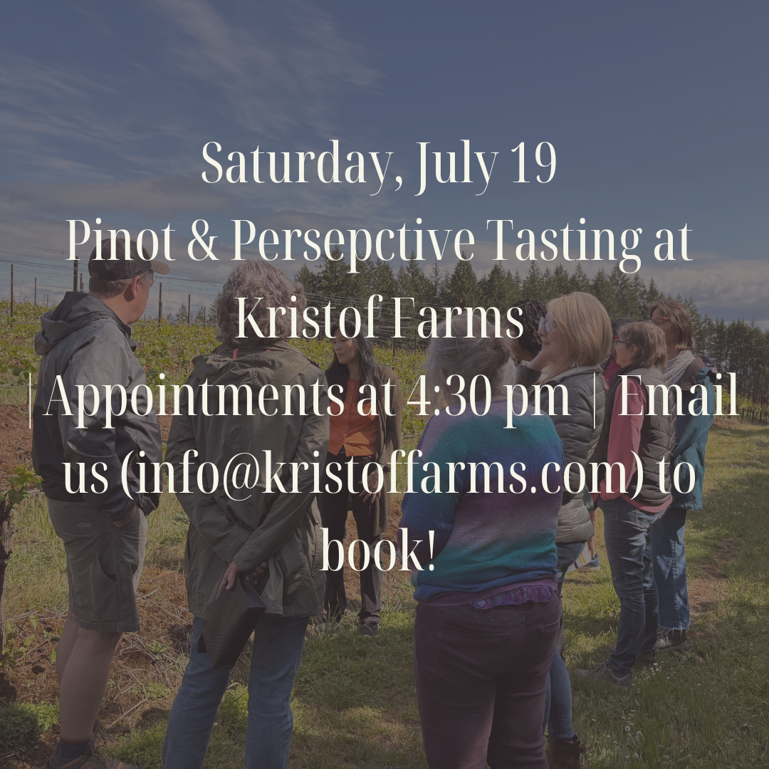Pinot & Perspective: Saturday, July 19 at 4:30 PM