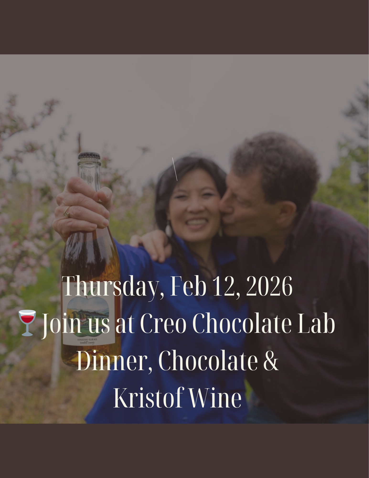 Creo+Kristof Wines Date Night Special Valentine's Day Outing