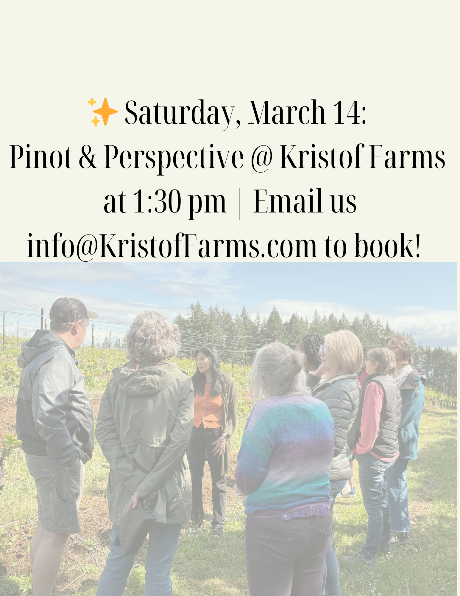 Pinot &amp; Perspective             Wine Tasting