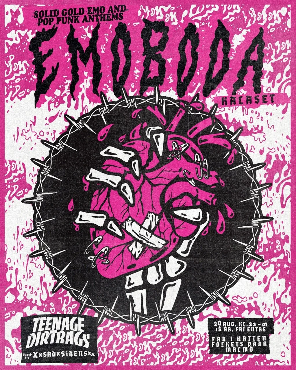 Emobodakalaset med Teenage Dirtbags &amp; XxSADxSiRENSxX