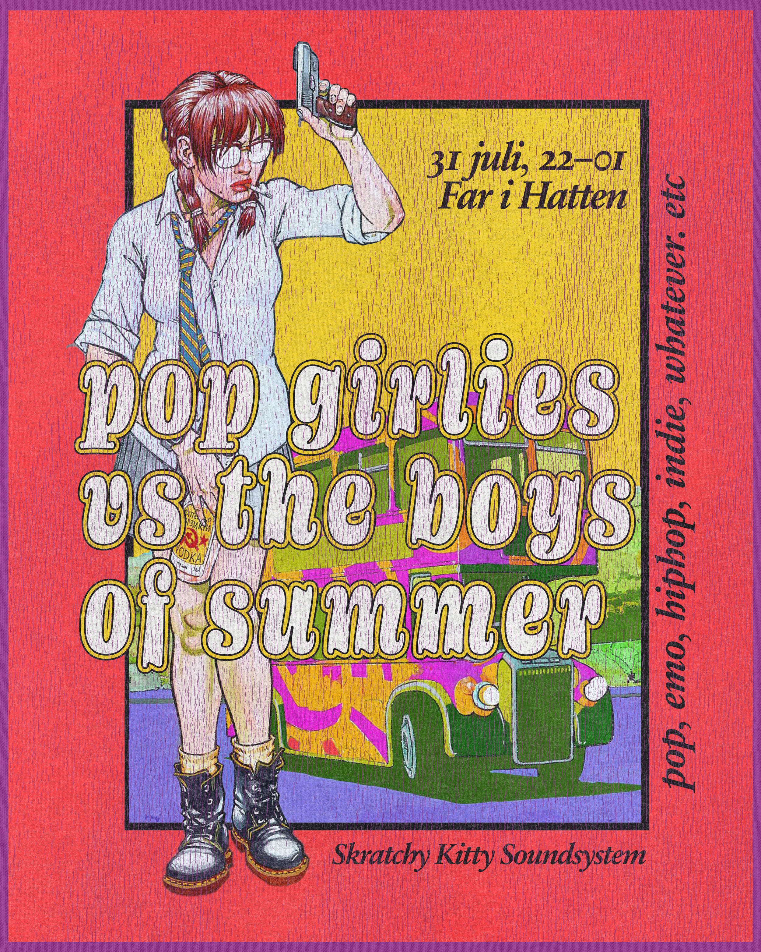 Pop Girlies vs the Boys of Summer