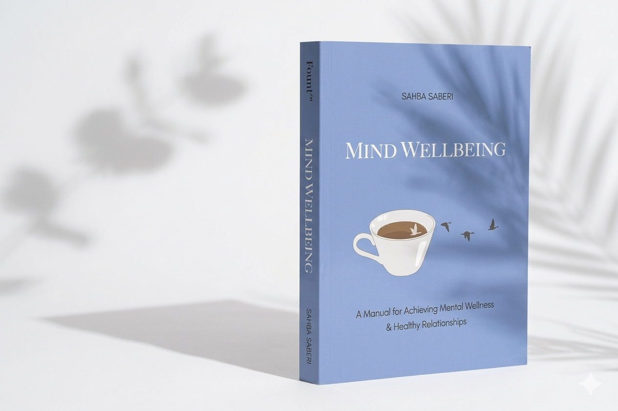 Mind Wellbeing Book Cover by Sahba Saberi