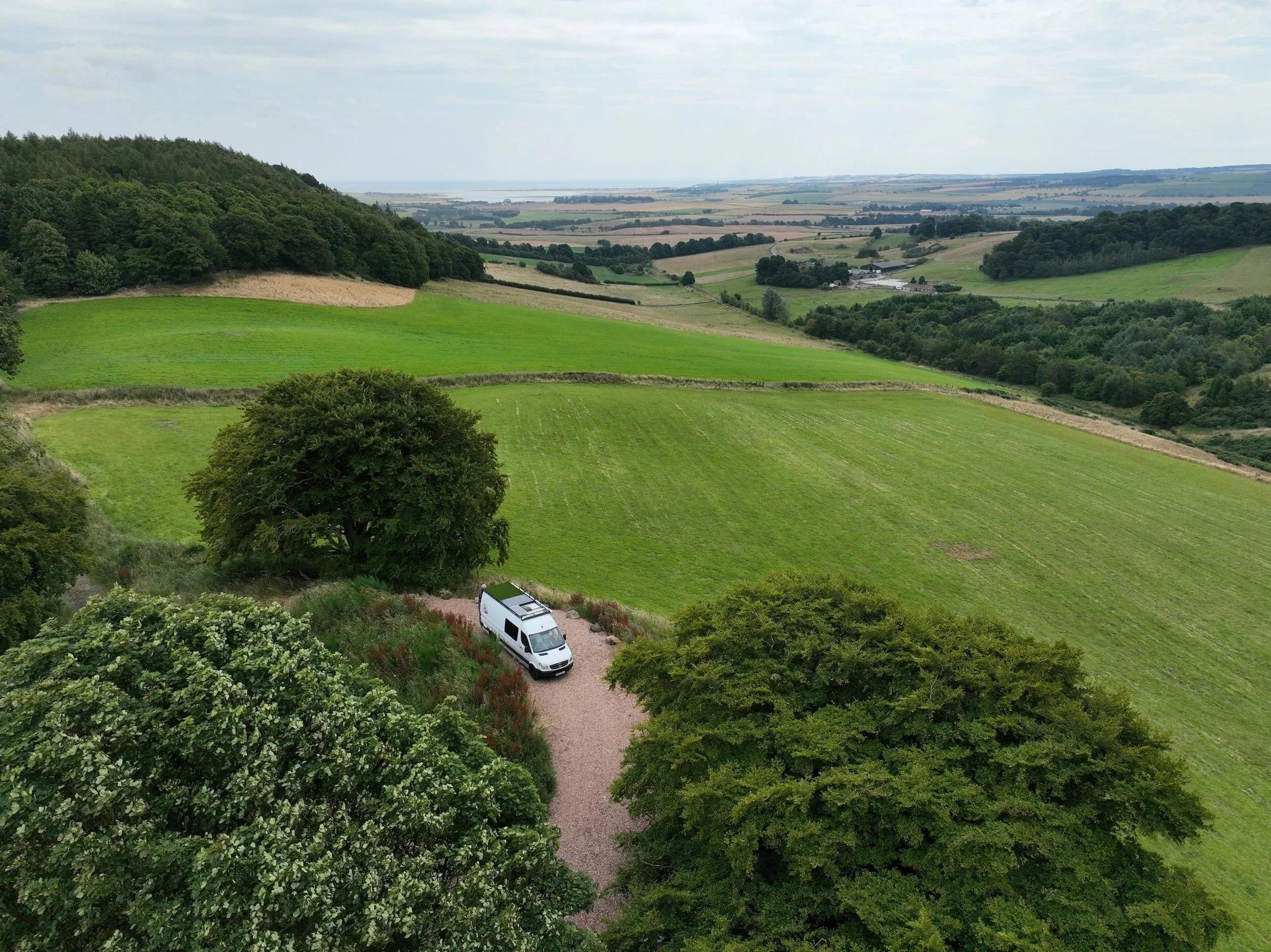 Half way along the track into Airdit woods 